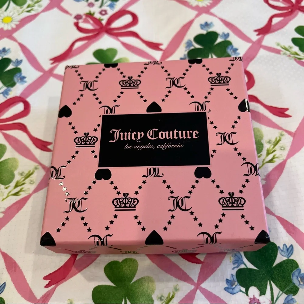 Juicy Couture Set of 3 Earrings (JC Hearts, Shields and Keyholes) New in Box - Picture 4 of 16